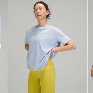 NWT lululemon back in action short sleeve